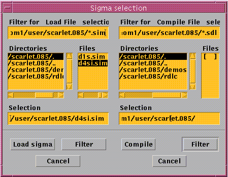 Sigma Selection Window