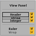 View Panel.